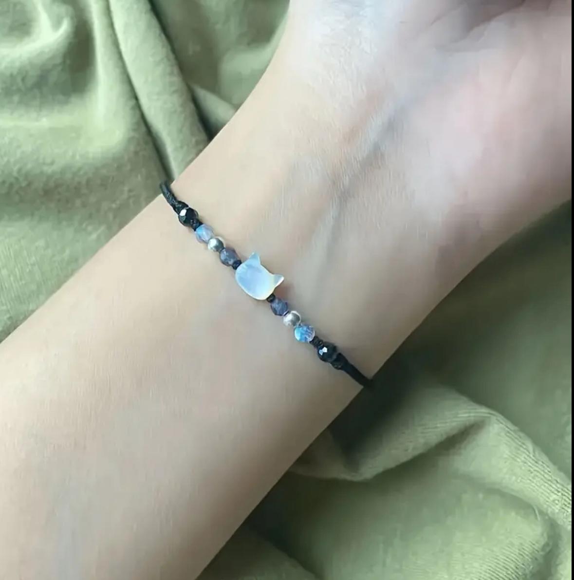 Cat Style Pendant Bracelet