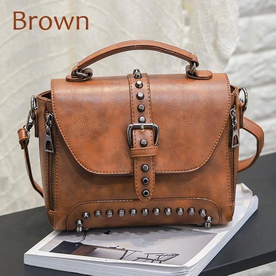 Men Vintage Leather Crossbody Handbags