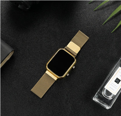 Luminous Led Student Digital Magnet Buckle Men&