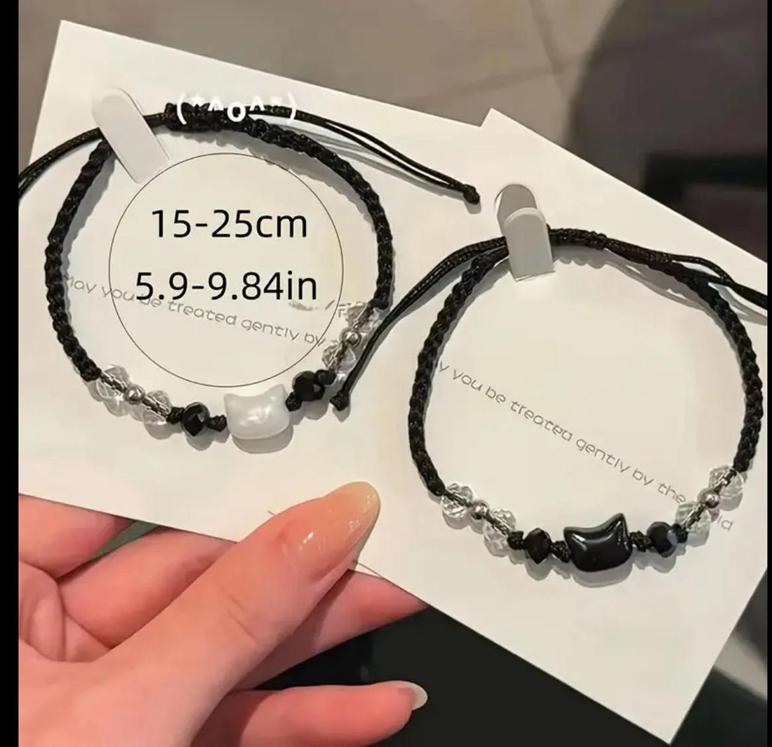 Cat Style Pendant Bracelet