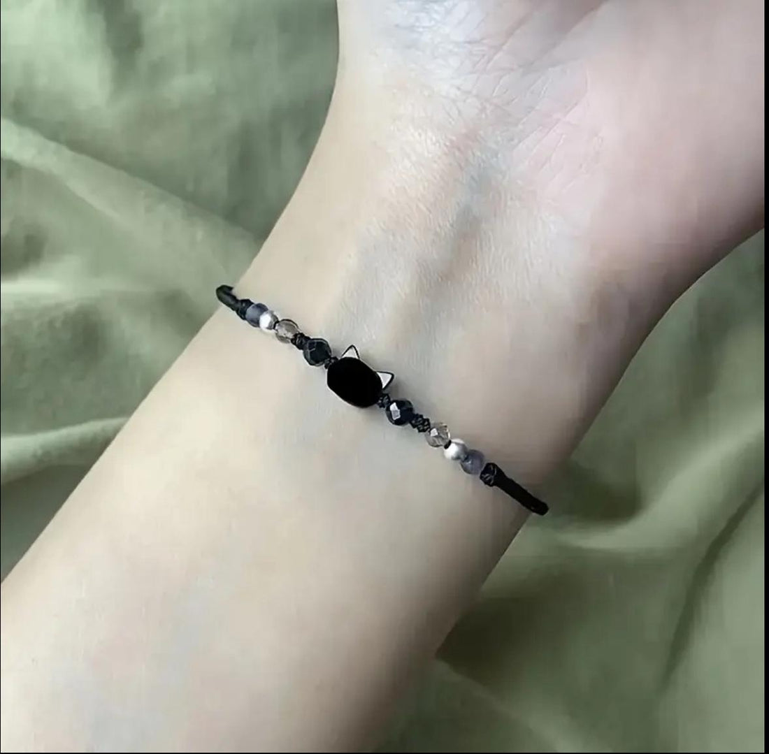 Cat Style Pendant Bracelet