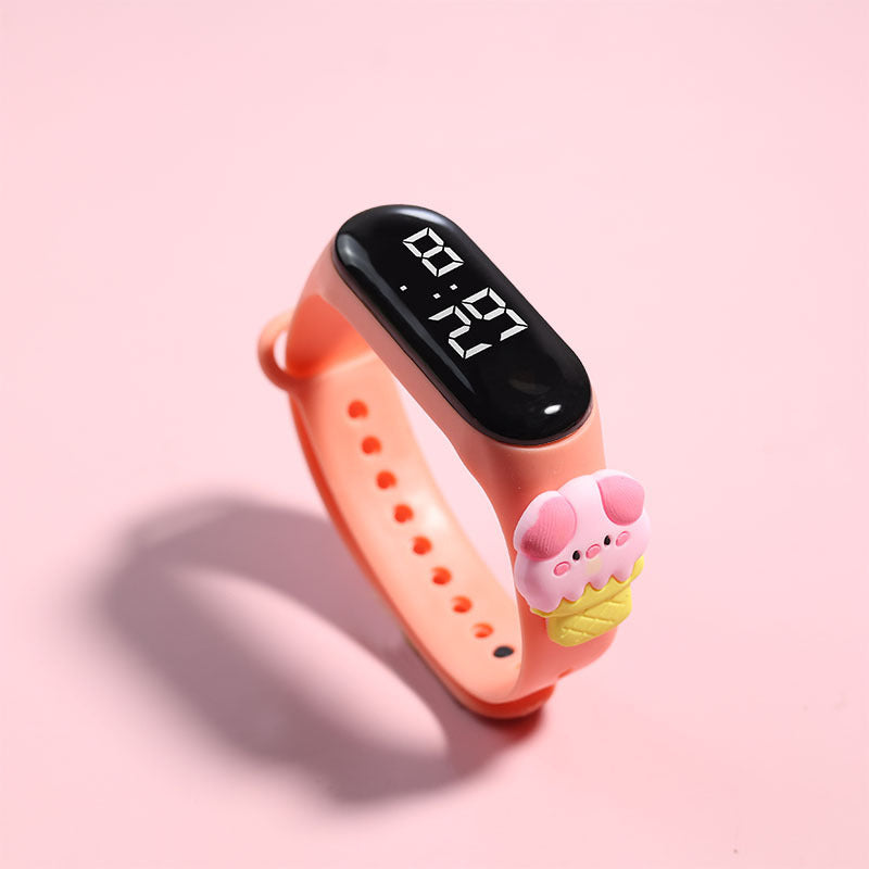 LED Electronic Watch Student Cute Doll Luminous